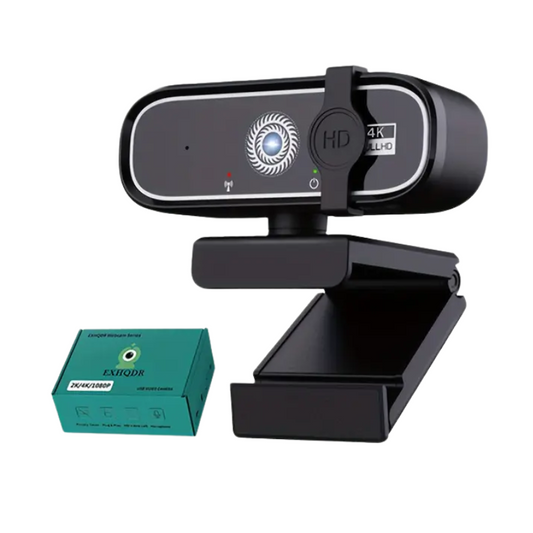 NNETM Webcam with Auto-Focus & Privacy (4K Ultra HD USB)